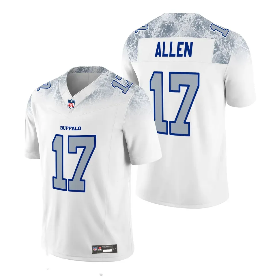 Custom Buffalo Bills Football Jersey White Personalized Name Number
