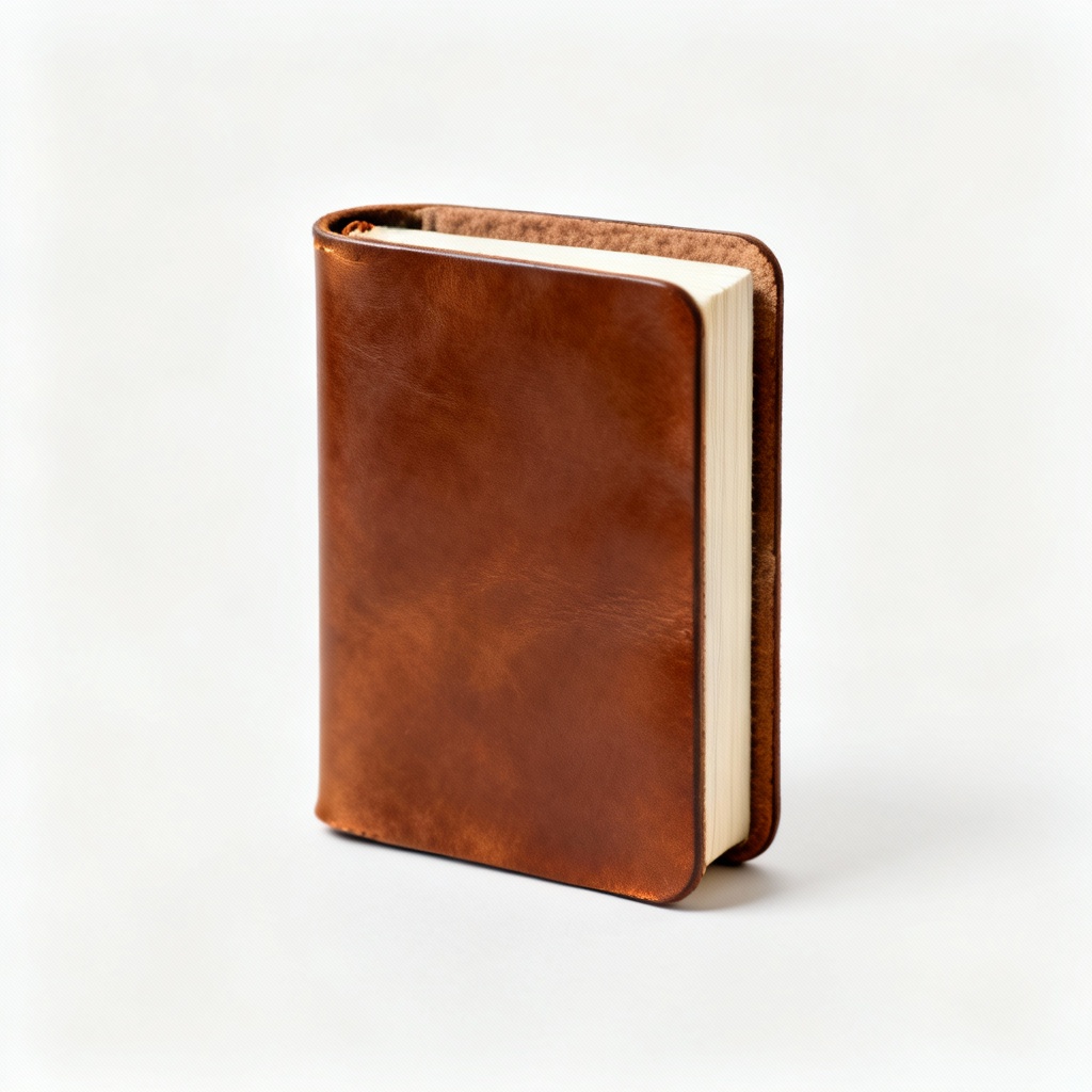 Handcrafted Leather Journal with Suede Interior - Pocket Size