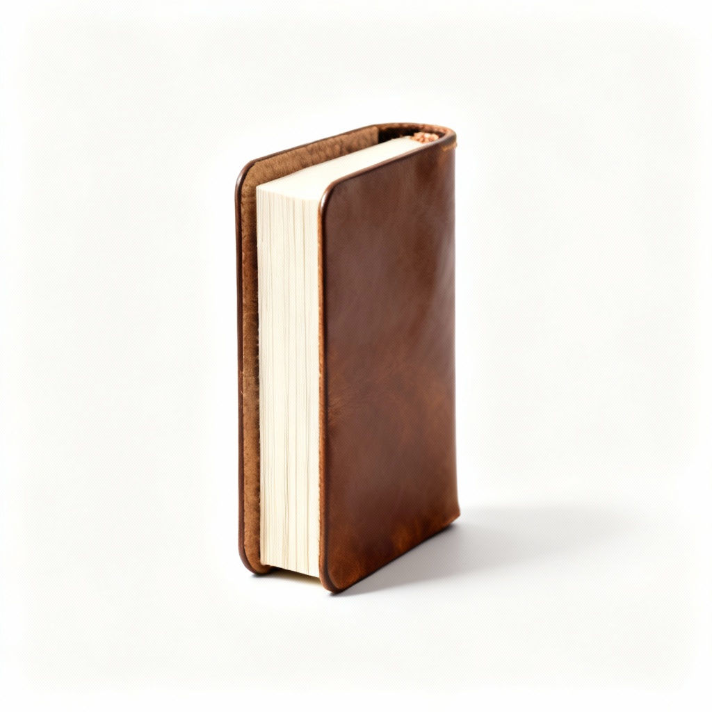 Handcrafted Leather Journal with Suede Interior - Pocket Size