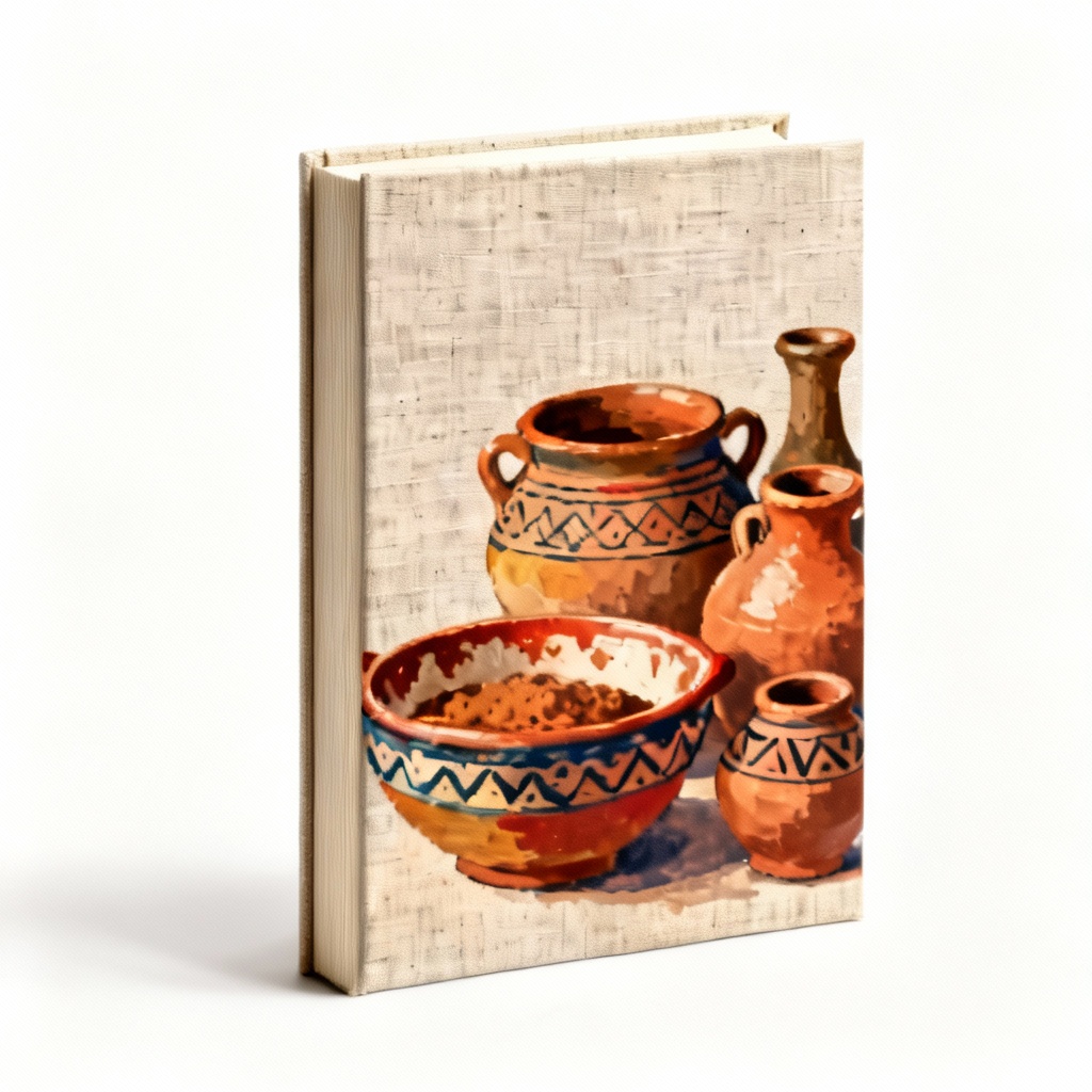 Traditional Folk Clay & Earthenware Recipe Scrapbook - 8x6 Inches