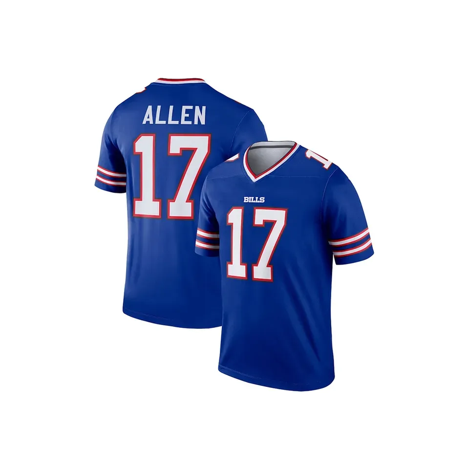 Custom Buffalo Bills Football Jersey Royal Blue Personalized Name Number